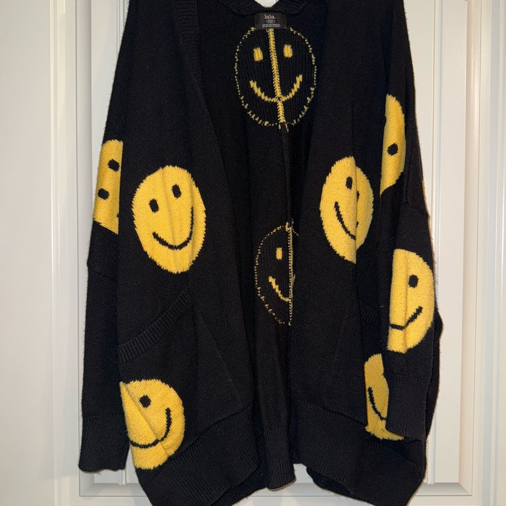 Dressed In Lala Smiley Cardigan